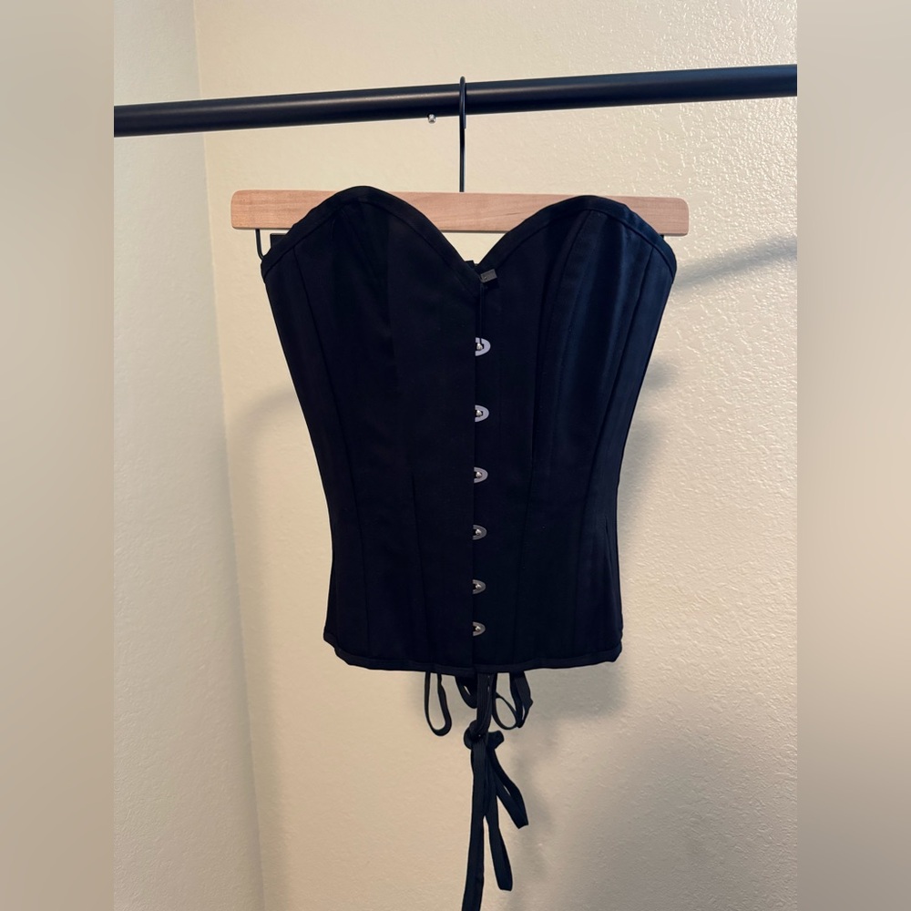 Corset Story Black Cotton Corset 24”